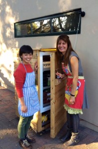 Emiko and I at the Farmstand